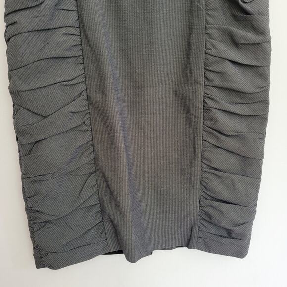 Anthropologie Cartonnier Alluring Sway Pencil Skirt 1940s Gray Women 4 - Picture 4 of 10